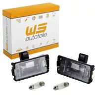 2x Kennzeichenleuchte + Glühlampen für SEAT ALTEA AROSA CORDOBA IBIZA LEON