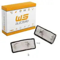 2x Kennzeichenleuchte f&uuml;r AUDI A3 8P A4 B6 B7 A6 C6 A8 4E 4H Q7 4LB