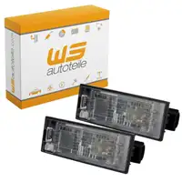 2x Kennzeichenleuchte + W5W Glühlampe für DACIA FIAT MERCEDES NISSAN OPEL RENAULT