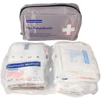 HOLTHAUS KFZ Auto PKW Verbandtasche Verbandskasten SILBER DIN13164-2022 (MHD 02.2028)