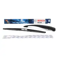 AIC Heckwischerarm + Kappe + BOSCH Heckwischer H402 f&uuml;r OPEL Combo Corsa C Meriva A