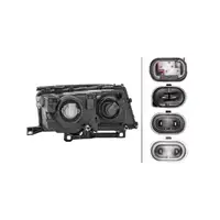 HELLA 1AG009059-011 Halogen Headlight for BMW 3 Series E46 Sedan + Touring (model year 2001 and later), left side