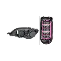 HELLA 1EE009948-051 HALOGEN Scheinwerfer f&uuml;r VW Golf Plus 5 ab 03.2009 rechts 5M1941006G