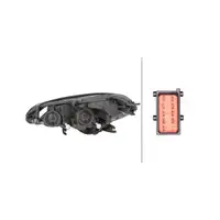 HELLA 1EF011830-061 HALOGEN Scheinwerfer f&uuml;r OPEL Corsa E rechts 1216861/13381344