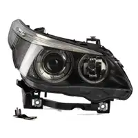 2x HELLA BI-XENON Hauptscheinwerfer + Stellmotor Set f&uuml;r BMW E60 E61 01.2005-03.2007 li+re