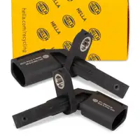 2x HELLA ABS Sensor Raddrehzahl Drehzahlsensor f&uuml;r PORSCHE Macan (95B) vorne o. hinten