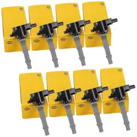 8x HELLA Ignition Coils for MERCEDES W211, W212, C209, A209, C219, X164, W164, W251, W221, R230, M273