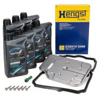 HENGST Getriebefilter Satz 7G-TRONIC 722.9 + 7L WOLF Getriebe&ouml;l f&uuml;r MERCEDES C-/E-Klasse