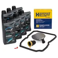 HENSGT Getriebefilter Satz 722.6 5-Gang Automatik + 7L WOLF Getriebe&ouml;l f&uuml;r MERCEDES-BENZ