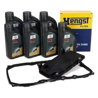 HENGST &Ouml;lwechsel Satz 8-Gang Automatik + 7L FUCHS Getriebe&ouml;l f&uuml;r AUDI Q7 Cayenne Touareg