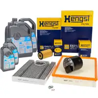 HENGST Filterset 4-tlg + 12L ORIGINAL 5W-30 MB 229.51 MERCEDES Srptiner B907 B910 OM651