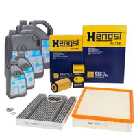 HENGST Filterset 3-tlg + 12L ORIGINAL 5W-30 MB 229.51 MERCEDES Srptiner B907 B910 OM651