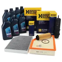 HENGST Filterset 4-tlg + 7L ORIGINAL 5W30 Motor&ouml;l f&uuml;r BMW X3 G01 X4 G02 30d M40d B57