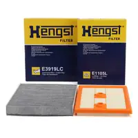 HENGST Innenraumfilter + Luftfilter f&uuml;r VW Polo 5 A1 8X Ibiza 4 Fabia 3 Rapid 1.2/1.4 TSI
