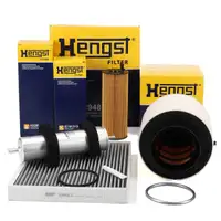 HENGST Filterset Filterpaket 4-tlg f&uuml;r AUDI A4 B8 A5 8T 8F 2.7/3.0 TDI 163-240 bis Fgst.