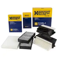 HENGST Innenraumfilter + Luftfilter f&uuml;r MERCEDES M-Klasse GLE W166 C292 GL GLS X166 OM642