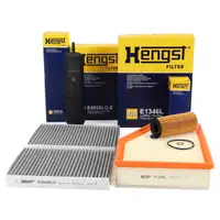 HENGST 4-Piece Filter Kit for BMW 5 Series G30, G31; 6 Series G32; 7 Series G11, G12; X5 G05; B47