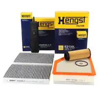 HENGST 4-Piece Filter Set for BMW 5 Series G30, G31; 7 Series G11, G12; X5 G05; X6 G06; X7 G07; xDriveM50d B57