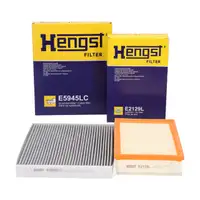 HENGST Innenraumfilter + Luftfilter f&uuml;r VOLVO XC40 T4 / T5 Plug-in Hybrid 194/211/262 PS