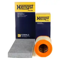 HENGST Innenraumfilter + Luftfilter f&uuml;r MERCEDES SLK R171 200 Kompressor 163/184 PS M271