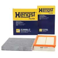 HENGST Innenraum + Luftfilter f&uuml;r VW Golf 7 8 Passat Tiguan Touran Leon 1.0/1.5 TSI