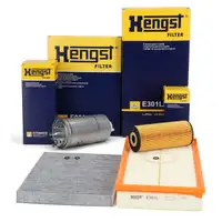 HENGST Filter-Set 4-tlg f&uuml;r VW Golf 4 Bora AUDI 8L1 Leon Toledo 1M Octavia 1 1.9 SDI/TDI