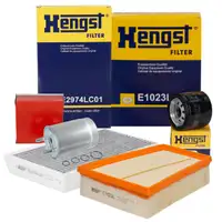 HENGST Filter-Set 4-tlg f&uuml;r RENAULT Megane 3 Fluence 1.5 dCi 86-110 PS