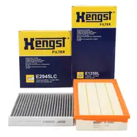 HENGST Innenraumfilter + Luftfilter f&uuml;r LAND ROVER Discovery 5 Range Rover 4/Spor 2 2.0