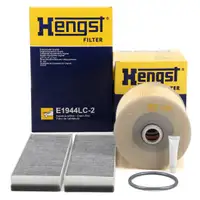 HENGST Innenraumfilter + Luftfilter f&uuml;r AUDI A6 4F C6 2.7/3.0 TDI 163-240 PS