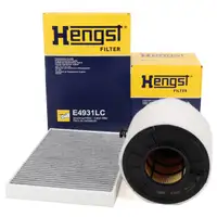 HENGST Innenraumfilter + Luftfilter f&uuml;r AUDI A4 B99 A5 F5 Q5 FY 2.0/30/35/40 TDI