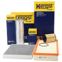 HENGST Filterset Filterpaket 4-tlg f&uuml;r VW Touareg 7L 2.5 R5 TDI 163/174 PS 01.2003-05.2010