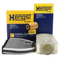HENGST Filterset 3-tlg f&uuml;r MERCEDES W204 S204 C218 A218 W212 S212 X204 180-250CDI OM651