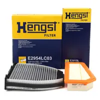 HENGST Cabin Air Filter + Air Filter for MERCEDES W204, S204, C204, W212, S212, C207, A207, M271