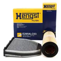 HENGST Innenraumfilter + Luftfilter f&uuml;r MERCEDES W204 S204 C200CDI C220CDI 136/170 OM646