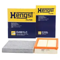 HENGST Innenraum + Luftfilter f&uuml;r VW Polo 6 A1 GB Arona Ibiza 5 Kamiq Scala 1.0/1.5 TSI