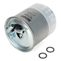 HENGST Filterset 4-tlg + 8L ORIGINAL 5W30 MB 229.51 Motor&ouml;l MERCEDES W204 S204 X204 OM642