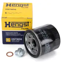HENGST H97W06 &Ouml;lfilter + Schraube f&uuml;r RENAULT Clio Espace Laguna Megane Scenic Talisman