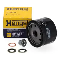 HENGST H11W02 &Ouml;lfilter + Schraube f&uuml;r DACIA MITSUBISHI NISSAN OPEL RENAULT SUZUKI