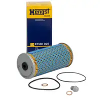 HENGST E153HD25 &Ouml;lfilter + Schraube f&uuml;r MERCEDES-BENZ W124 W210 W140 C140 R129 M119