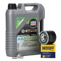 5L LIQUI MOLY Motor&ouml;l &Ouml;l SPECIAL TEC AA 5W30 + HENGST &Ouml;lfilter f&uuml;r HYUNDAI KIA MITSUBISHI