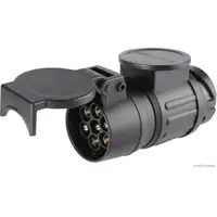 HERTH+BUSS LANG Adapter Langadapter Stecker Steckdose Anh&auml;nger Kupplung 13 auf 7 polig