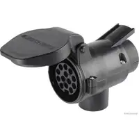 HERTH+BUSS KURZ Adapter Kurzadapter Stecker Steckdose Anh&auml;nger Kupplung 7 auf 13 polig