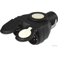 HERTH+BUSS 51305655 Adapter Stecker Steckdose Anh&auml;nger Kupplung 15 auf 2x7 polig