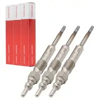 3x HERTH+BUSS ELPARTS glow plugs for VW Polo 9N 1.4 TDI 70 hp BWB + 80 hp BMS (model year and later)