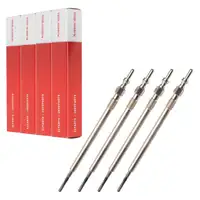 4x HERTH+BUSS ELPARTS Glow Plug for Mercedes A-Class/B-Class W169 A160-200CDI B180CDI OM640