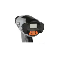 HERTH+BUSS ELPARTS 95920000 Hei&szlig;luftf&ouml;hn Heat Gun mit LCD Display bis 600 &deg;C 230V 2000W