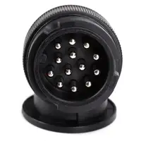 2x HERTH+BUSS 51305630 Stecker Anh&auml;ngerstecker Adapter Bajonett Kunststoff 13-Pol 12V