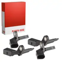 4x HERTH+BUSS ABS Sensor Raddrehzahl f&uuml;r AUDI A4 B8 A5 A6 C6 C7 A7 A8 8RB vorne + hinten
