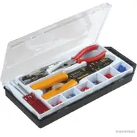 HERTH+BUSS 54254138 Sortiment Quetschverbinder Crimpverbinder + Werkzeug + Spannungspr&uuml;fer