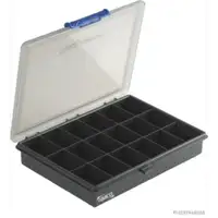 HERTH+BUSS ELPARTS 99994509 Sortimentskasten Kunststoff Schwarz 240x195x43mm 18 F&auml;cher